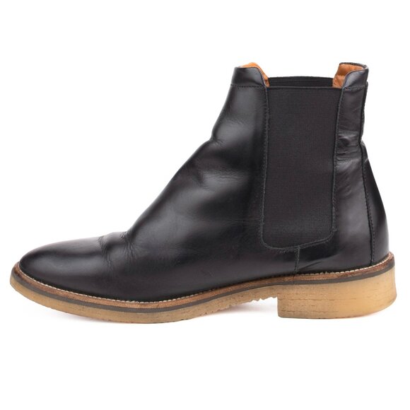 Everlane The Chelsea Boot Black Leather Rubber Sole Women's 9.5 - Picture 6 of 14